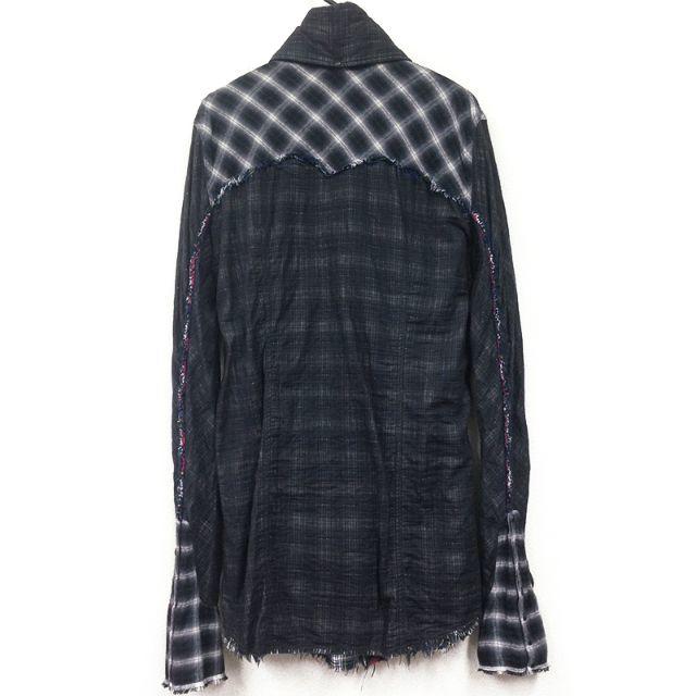期間限定・お買い得商品: |産地直送 LGB（ルグランブルー ifsixwasnine）チェック柄シャツSHIRT-G トップス
