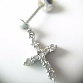 PT900プラチナ💗 18万円購入 ダイヤ0.3ctピアス 片方(ピアス)