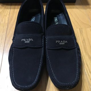 プラダ(PRADA)のPRADA スエードシューズ(スリッポン/モカシン)