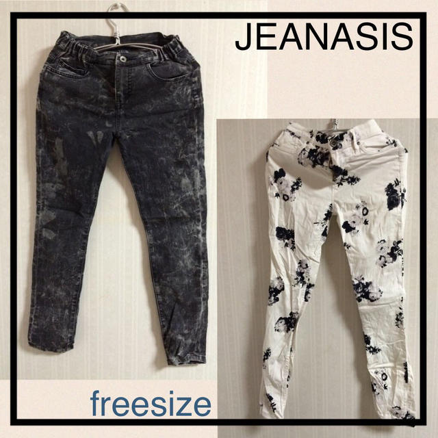 JEANASIS(ジーナシス)のjeanasis パンツ２枚セット レディースのパンツ(カジュアルパンツ)の商品写真