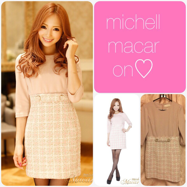 michellMacaron - マカロン♡マリーツイードワンピースの通販 by