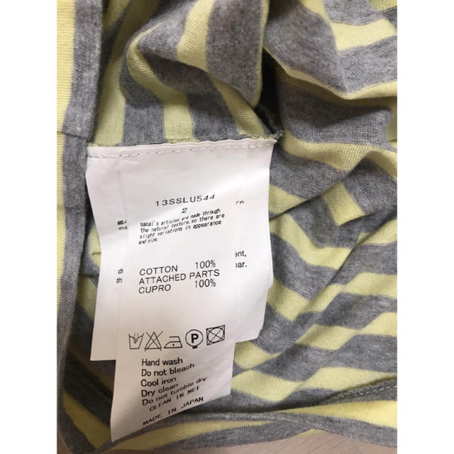 sacai(サカイ)の新品未使用サカイフレアースリーブ Tシャツ レディースのトップス(Tシャツ(半袖/袖なし))の商品写真