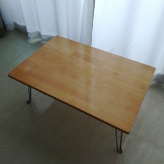 天然木テーブル(ローテーブル)