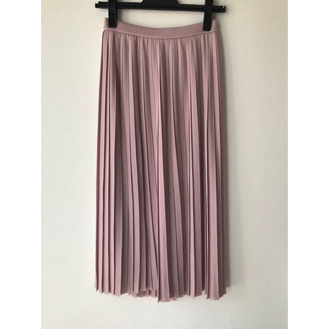 LE CIEL BLEU(ルシェルブルー)のルシェルブルー ◇ピンク ニット プリーツスカート レディースのスカート(ひざ丈スカート)の商品写真