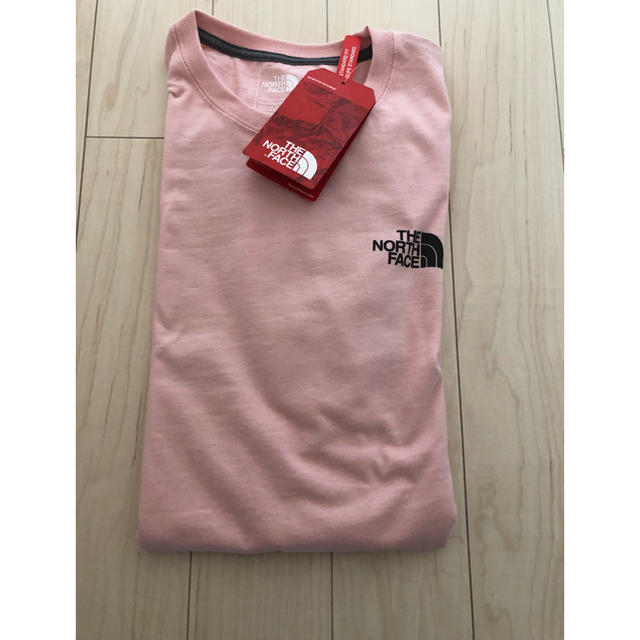 THE NORTH FACE(ザノースフェイス)の【Ｍ】The North Face box logo t-shirt ピンク メンズのトップス(Tシャツ/カットソー(半袖/袖なし))の商品写真