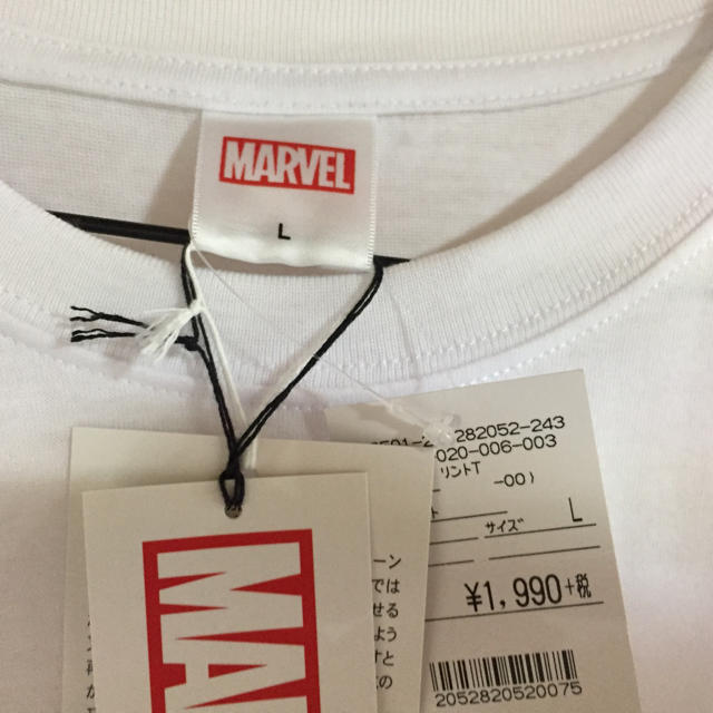 MARVEL(マーベル)のMARVEL Tシャツ L メンズのトップス(Tシャツ/カットソー(半袖/袖なし))の商品写真