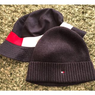 トミーヒルフィガー(TOMMY HILFIGER)のトミーヒルフィガー ニット帽、バケットハット(ニット帽/ビーニー)