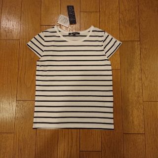 新品ボーダーTシャツ、135cm～145cm(Tシャツ/カットソー)