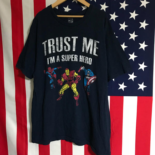 MARVEL(マーベル)のUSA古着 マーベル Tシャツ L メンズのトップス(Tシャツ/カットソー(半袖/袖なし))の商品写真