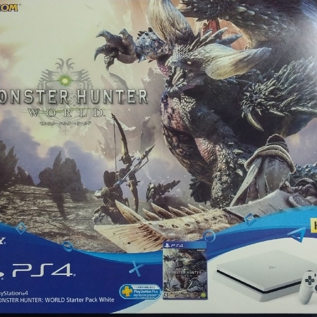 PS4 MHW スターターパック ホワイト（おまけ付き） - 家庭用ゲーム機本体