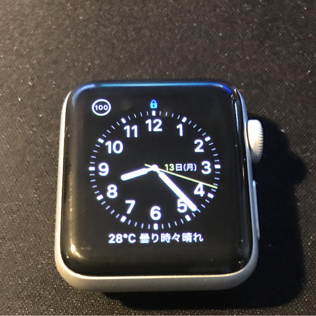 applewatch series3セルラー 38mmアップルケア付き