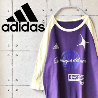 アディダス(adidas)の【激レア】 アディダス SPACE2019 万国旗 五分袖 90s Tシャツ(Tシャツ(半袖/袖なし))