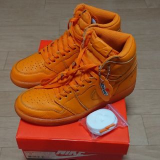 ナイキ(NIKE)のNIKE AIR JORDAN1 ゲータレード オレンジ 27㎝ 美中古(スニーカー)