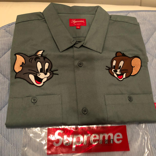Supreme Tom & Jerry S/S Work Shirt | www.jarussi.com.br