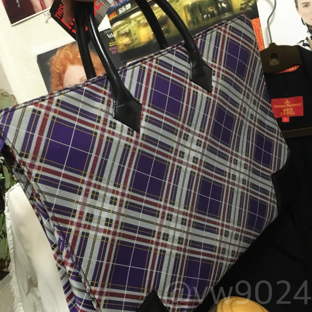 Vivienne Westwood(ヴィヴィアンウエストウッド)のビジネスバッグ パープル レディースのバッグ(トートバッグ)の商品写真
