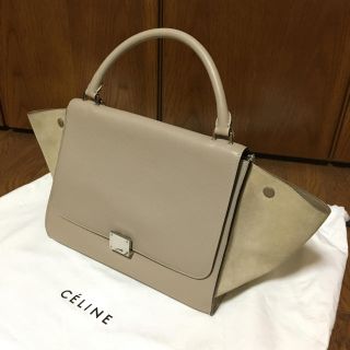 セリーヌ(celine)のCELINEセリーヌ トラペーズ ドラムドカーフ 超美品(ハンドバッグ)