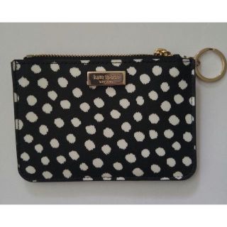 ケイトスペードニューヨーク(kate spade new york)の【新品】ケイトスペード カードケース 定期入れ (キーチェーン付き)(名刺入れ/定期入れ)