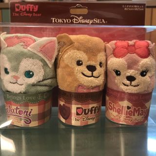 ディズニー(Disney)のDisneySea Duffy ミニタオル3枚セット(キャラクターグッズ)