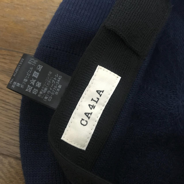 CA4LA(カシラ)の試着のみ 新品‼️CA4LA メッシュベレー帽 ネイビー レディースの帽子(ハンチング/ベレー帽)の商品写真