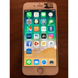 アイフォーン(iPhone)のiPhone6 au 64G 画面割れ(スマートフォン本体)
