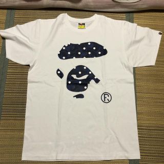 アベイシングエイプ(A BATHING APE)のAPE BAPE dot ドット柄 tシャツ ビッグフェイス シャークパーカー(Tシャツ/カットソー(半袖/袖なし))