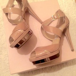 ジミーチュウ(JIMMY CHOO)の委託3ジミーチュウ ヌードサンダル38(サンダル)