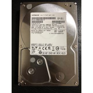 ヒタチ(日立)の日立HGST 3.5インチ内蔵HDD 2TB 7200rpm ディスクチェック済(PCパーツ)