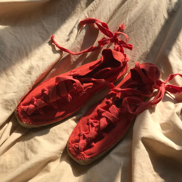 Lochie(ロキエ)のvintage shoes バレエシューズ レース リボン 6500↓ レディースの靴/シューズ(バレエシューズ)の商品写真