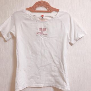 クレージュ(Courreges)のホワイト Ｔシャツ(Tシャツ(半袖/袖なし))