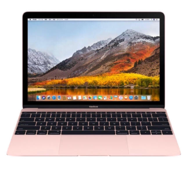 Mac (Apple)(マック)の新品未使用 MacBook 12インチ ローズゴールド 保証付 スマホ/家電/カメラのPC/タブレット(ノートPC)の商品写真