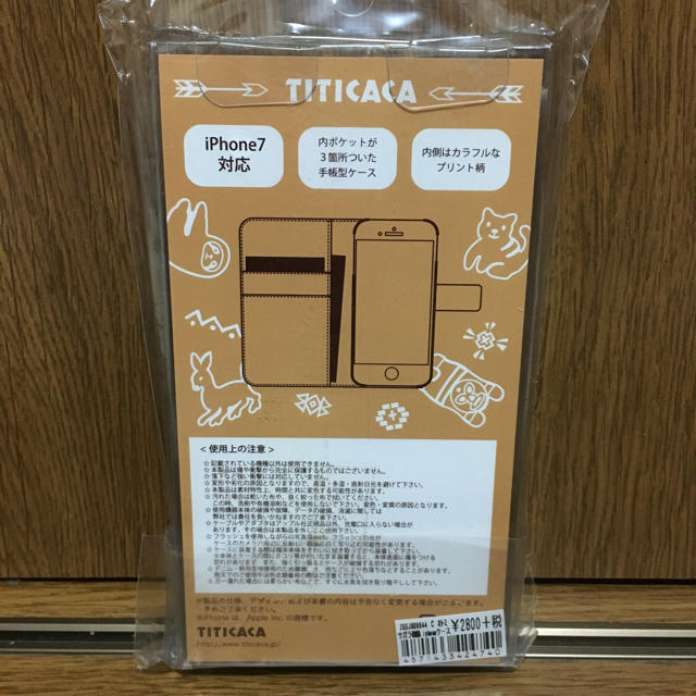 titicaca(チチカカ)のチチカカ iPhoneケース スマホケース カバー 手帳型 携帯ケース スマホ/家電/カメラのスマホアクセサリー(iPhoneケース)の商品写真