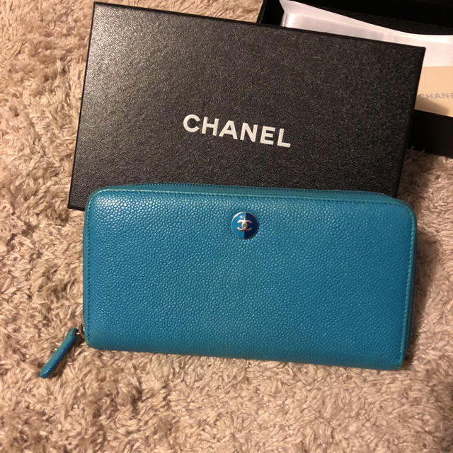 CHANEL(シャネル)の💛日本未発売品💛CHANELシャネル♡長財布♡ココマーク♡キャビアスキン レディースのファッション小物(財布)の商品写真