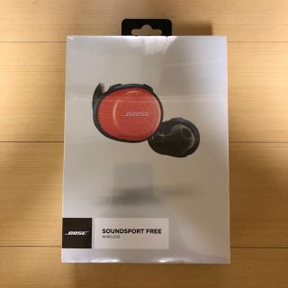 ボーズ(BOSE)の新品未開封 BOSE SOUNDSPORT FREE Wireless オレンジ(ヘッドフォン/イヤフォン)