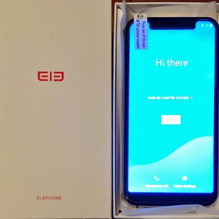 アンドロイド(ANDROID)の【新品SIMフリー】elephone A4 ゴールド(スマートフォン本体)