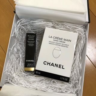 シャネル(CHANEL)のCHANEL リップとハンドクリームセット新品・未使用。(リップケア/リップクリーム)