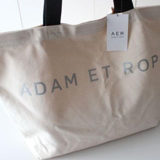 アダムエロぺ(Adam et Rope')の新品 アダムエロペ adam et ropeキャンバストートバッグ エコバッグ(トートバッグ)