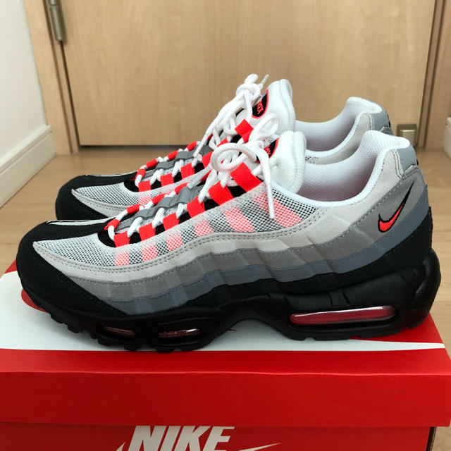 28.5cm エアマックス95 ソーラーレッド airmax95 - スニーカー