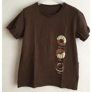 セシール(cecile)のCecile  ドーナツ柄Ｔシャツ(Tシャツ(半袖/袖なし))