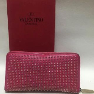 ヴァレンティノガラヴァーニ(valentino garavani)のVALENTINO ヴァレンティノ ラウンドジップウォレット 長財布(財布)