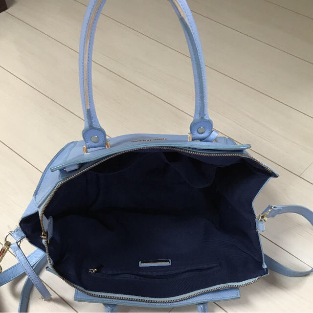 値下げ☆サマンサ&シュエット 2way トートバッグ ショルダーバッグ 水色