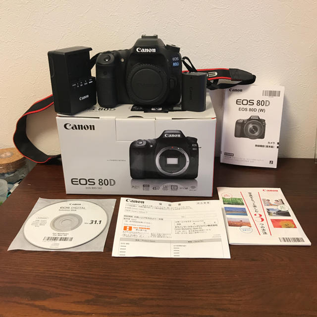 新品、本物、当店在庫だから安心】 Canon - ささみEOS 80D ボディ付属