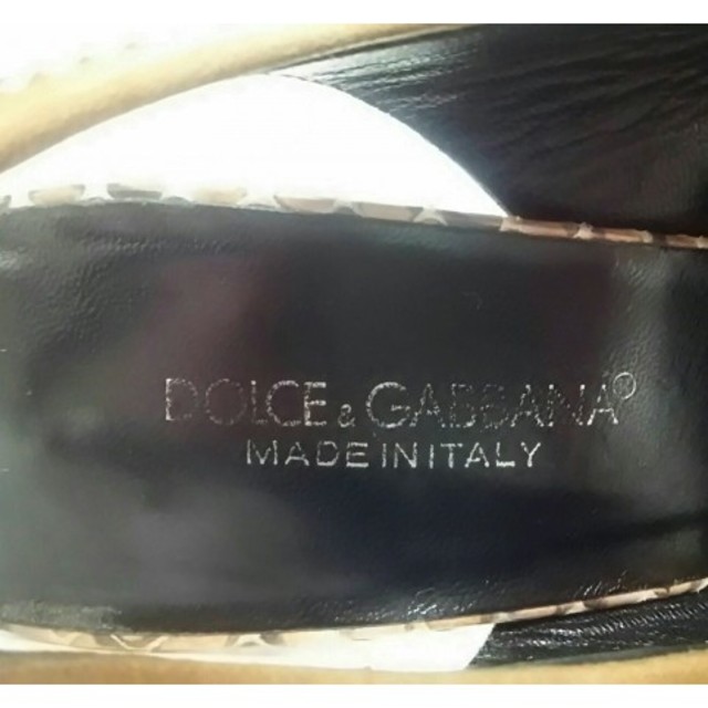 DOLCE&GABBANA(ドルチェアンドガッバーナ)のDOLCE&GABBANA バイソン サンダル  36 レディースの靴/シューズ(サンダル)の商品写真