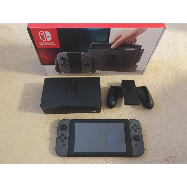 美品！Nintendo Switch グレー　ケース付き