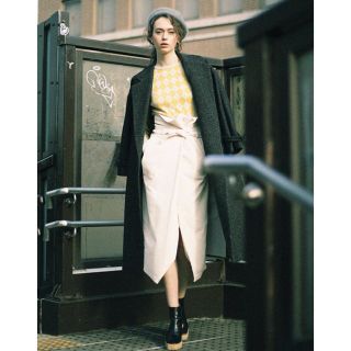 アメリヴィンテージ(Ameri VINTAGE)の2017aw即完売WAIST FLAP CORDUROY SKIRT(ロングスカート)