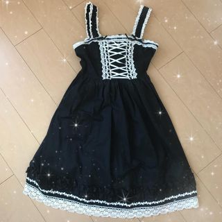 ベイビーザスターズシャインブライト(BABY,THE STARS SHINE BRIGHT)の《MAM》ロリィタJSK✴︎値下げ可(ひざ丈ワンピース)