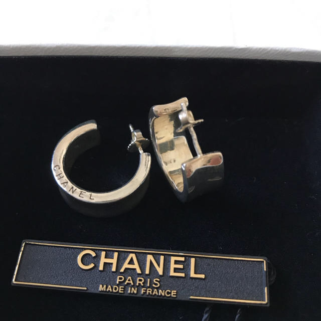 CHANEL★ロゴ入り シルバー925ピアス