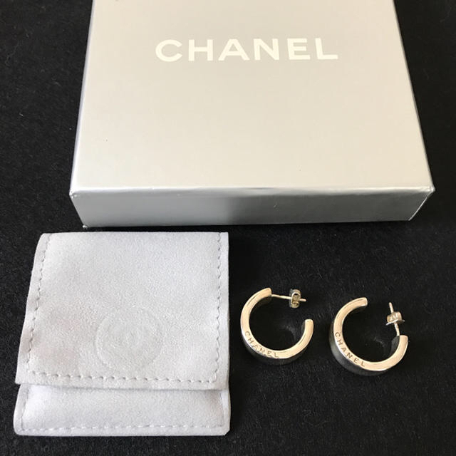 CHANEL★ロゴ入り シルバー925ピアス