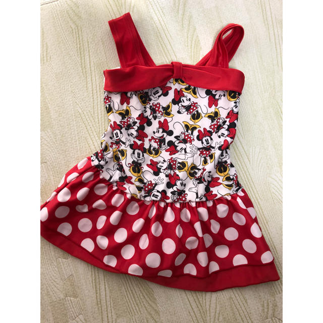 Disney(ディズニー)のミニー水着 キッズ/ベビー/マタニティのキッズ服女の子用(90cm~)(水着)の商品写真