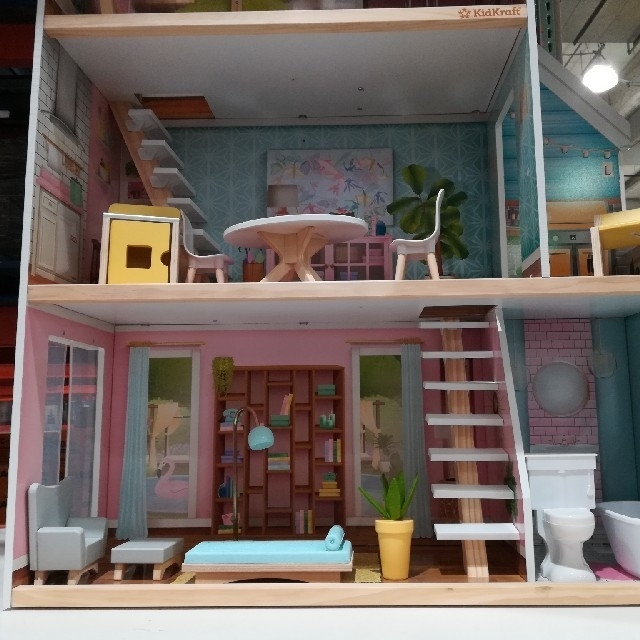 KIDKRAFT 木製ドールハウスセット 3階立て ZOEY DOLLHOUSE KIDKRAFT 木製ドールハウスセット 3階立て ZOEY DOLLHOUSE