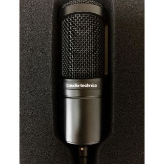 オーディオテクニカ(audio-technica)のaudio technica AT2020 コンデンサーマイク マイクケーブル付(マイク)